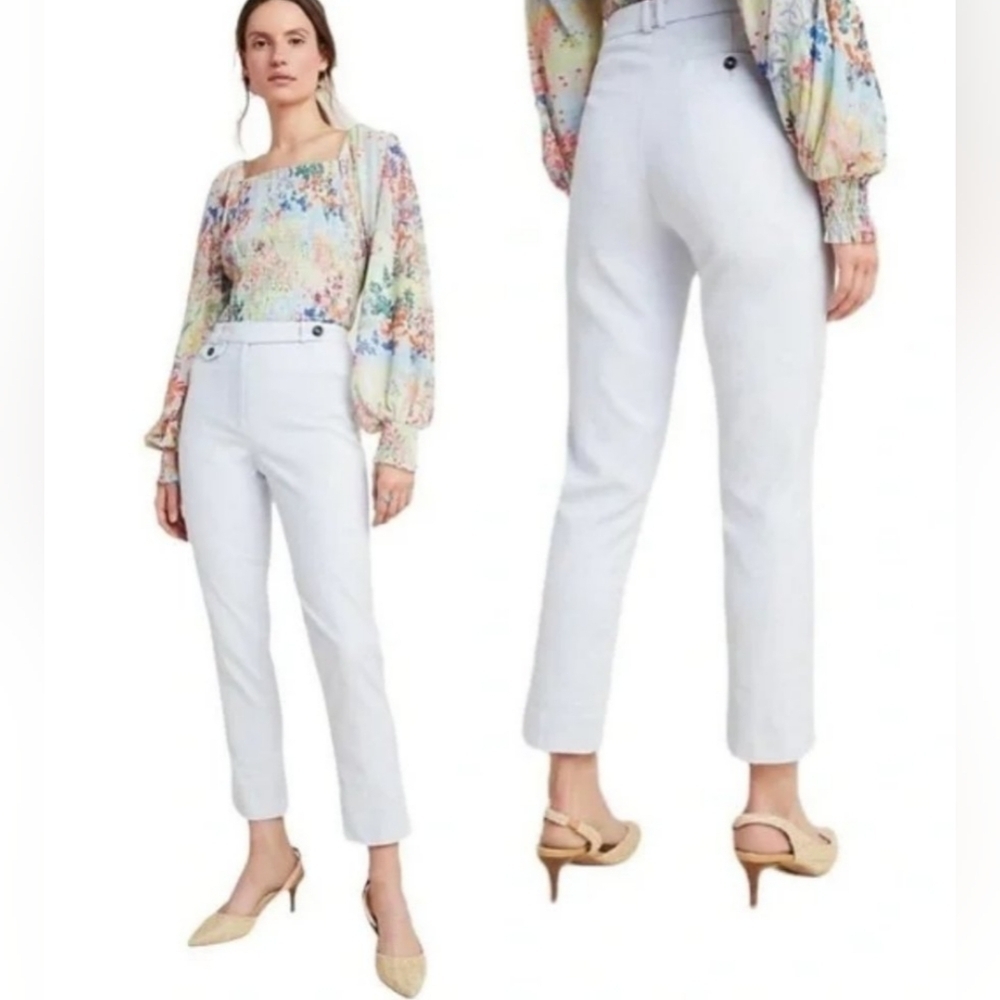 Anthropologie The Essential Slim Pant in Powder Blue Size Women's 2
